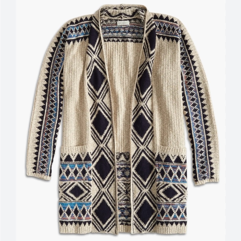 Lucky‎ Brand Tribal 3rd Piece Sweater S